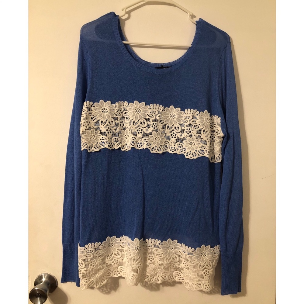 Knit long sleeve t-shirt